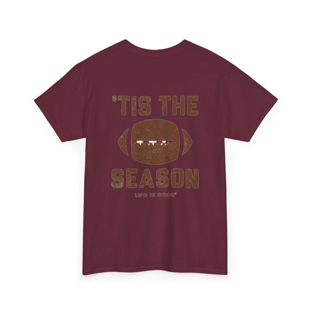 Football Mama T-Shirt — ’Tis the Season Football Mom Tee
