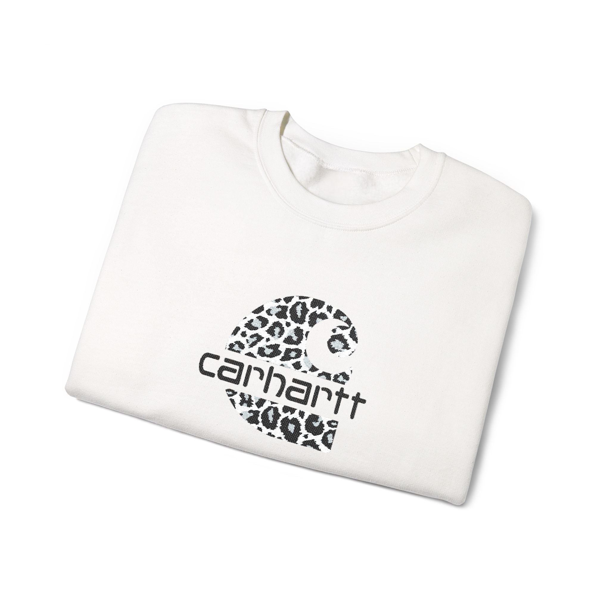 Leopard Logo Crewneck Sweatshirt