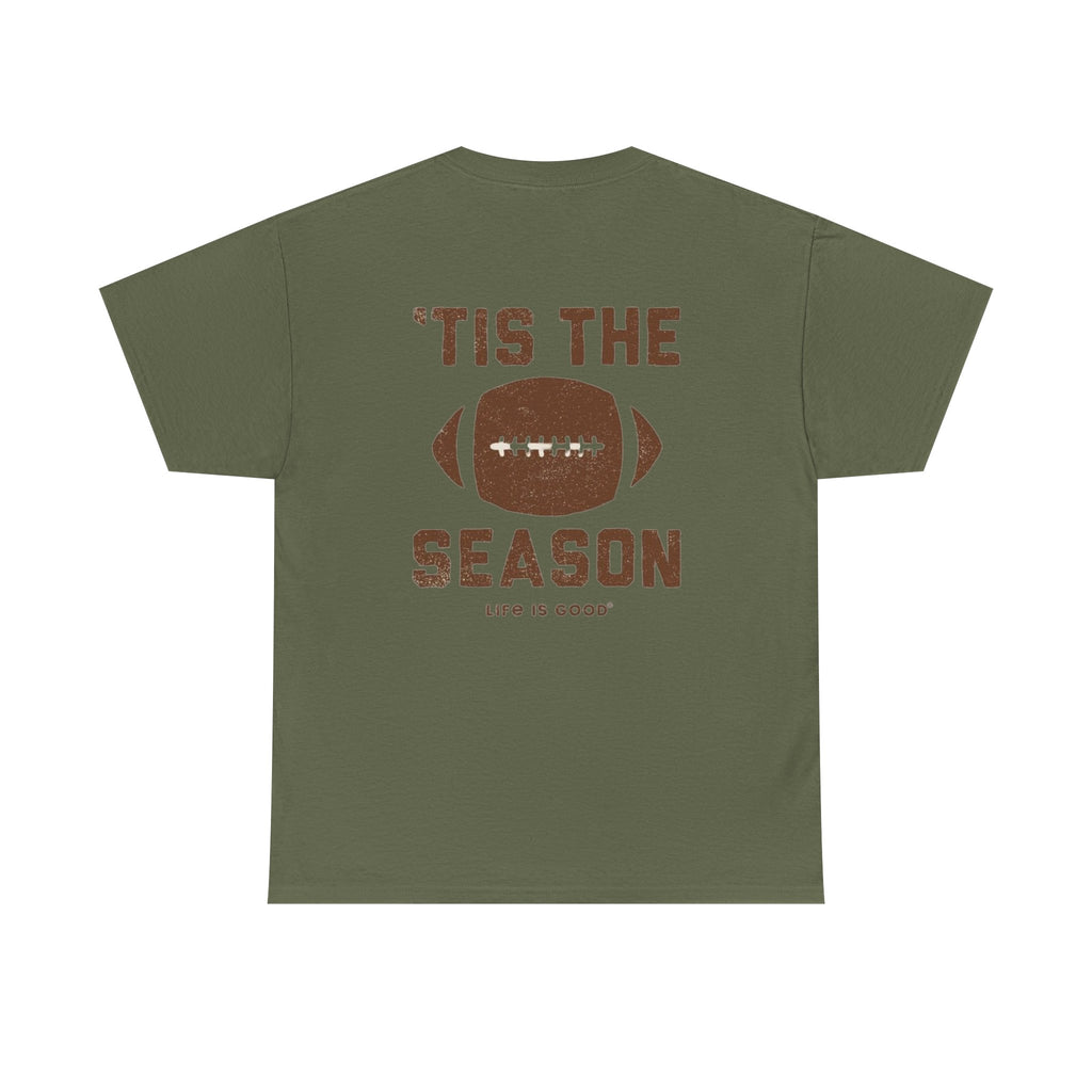 Football Mama T-Shirt — ’Tis the Season Football Mom Tee