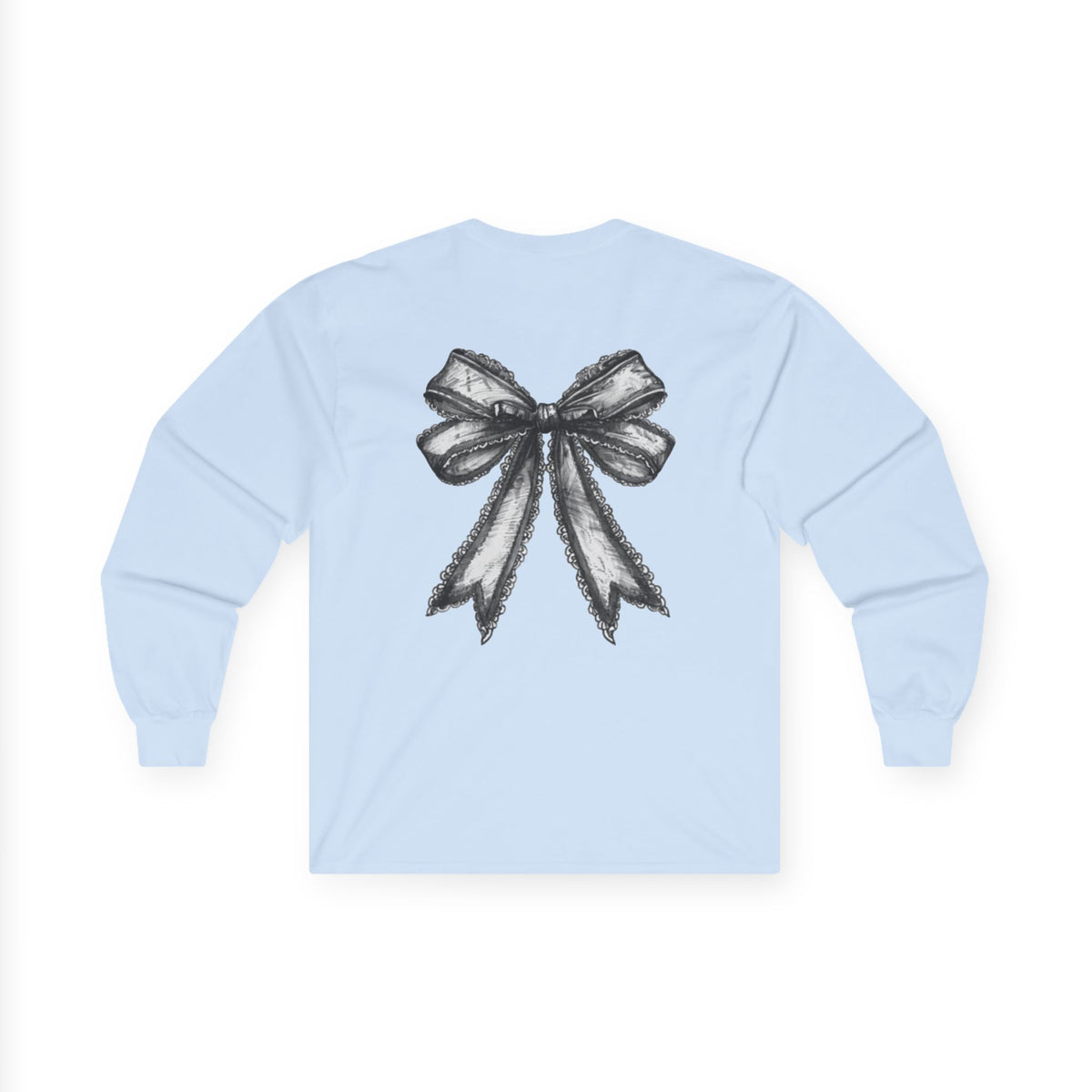Hello Kitty x Ghostface Horror Long Sleeve Tee — Pink Neon Cute Scary Graphic