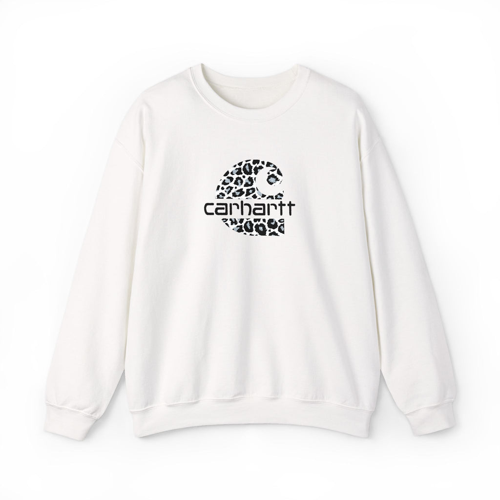 Leopard Logo Crewneck Sweatshirt