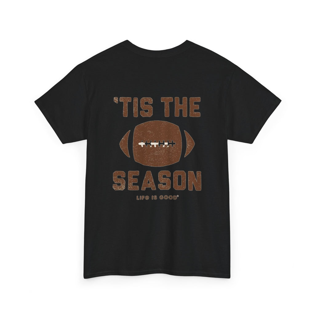 Football Mama T-Shirt — ’Tis the Season Football Mom Tee