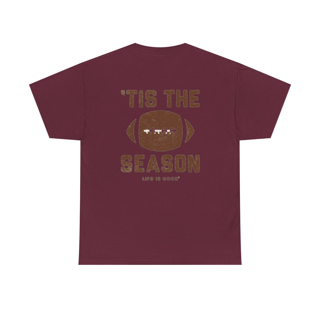 Football Mama T-Shirt — ’Tis the Season Football Mom Tee
